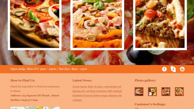 Website of Pizza House