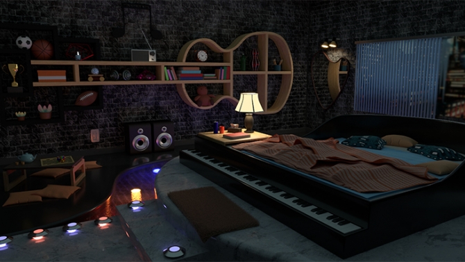 3D Bedroom