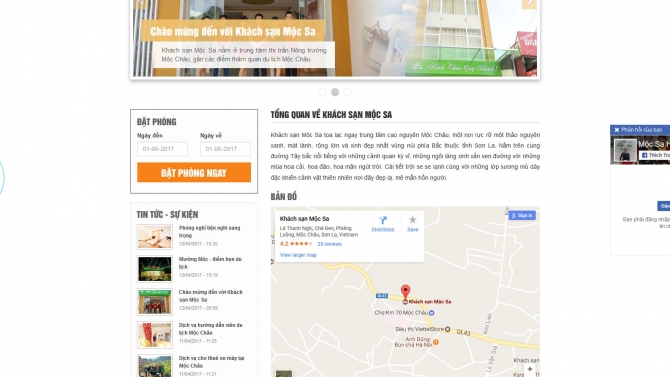 Kh&aacute;ch sạn Mộc Sa