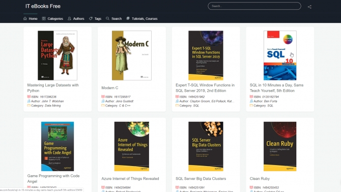 Website eBooks free