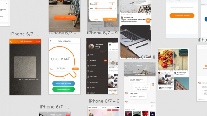 Sosokan App (available in Appstore)