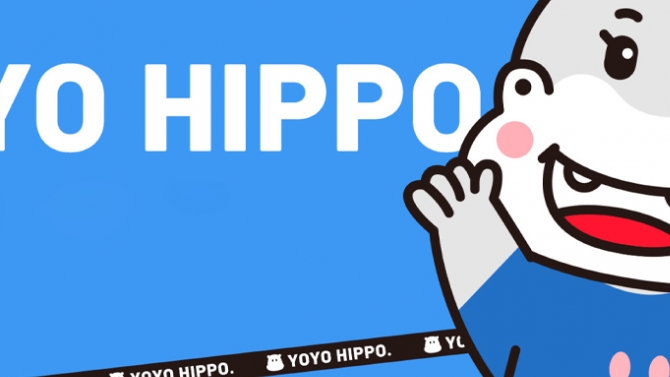 Thiết kế Mascot thương hiệu trường mầm non YOYO HIPPO