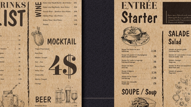 Menu VanLong Garden