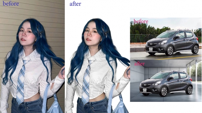 Chỉnh sửa ảnh sản phẩm: xo&aacute; nền, retouch v&agrave; gh&eacute;p nền