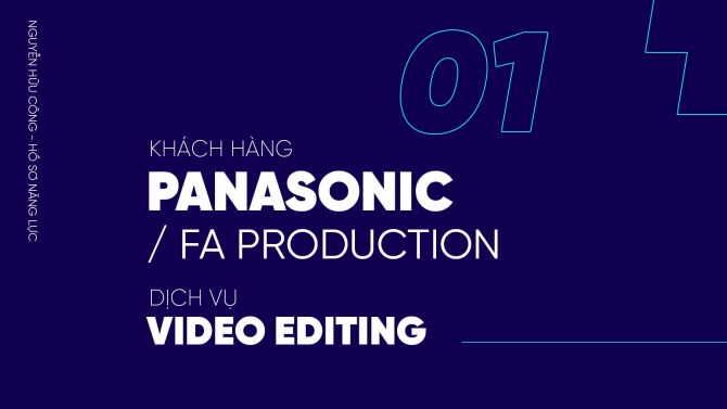 PANASONIC| SẢN XUẤT CHUỖI CLIP HƯỚNG DẪN SỬ DỤNG THIẾT BỊ ĐIỆN