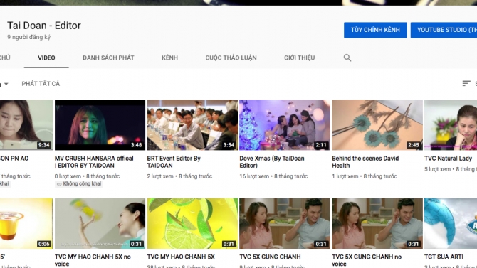 Chuy&ecirc;n dựng phim TVC, VIRAL CLIP, CORPORATE, MUSIC, COLOR GRADING, MOTION GRAPHIC