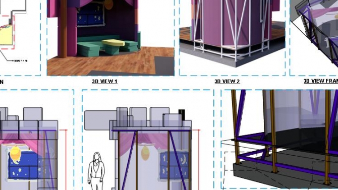 SHOP DRAWING - NỘI THẤT NH&Agrave; TRẺ Ở &Uacute;C