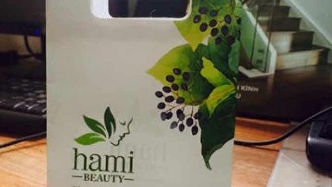thiết kế t&uacute;i giấy  Hami Spa & Cosmetic