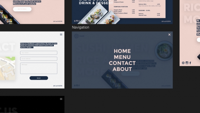 K.achi Web Layout