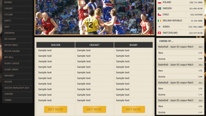 Thiết kế website Betsports888