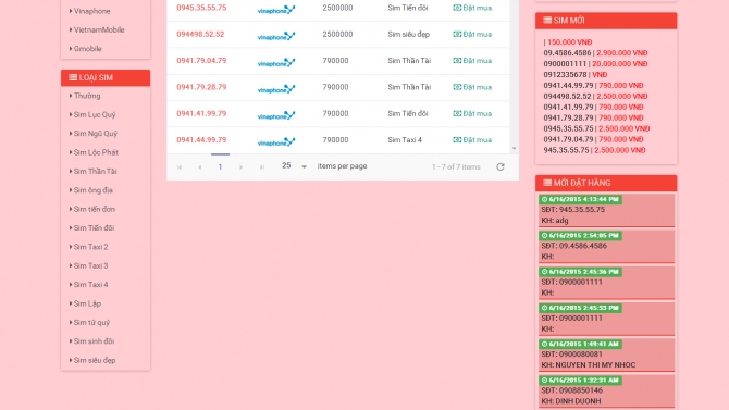 Thiết kế website CaMauSim