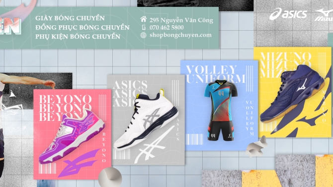 Thiết kế đồ họa cho Shop b&oacute;ng chuyền HP - Store