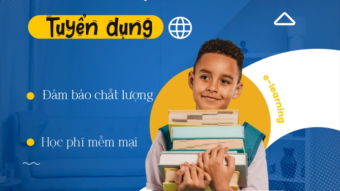 Quảng c&aacute;o kh&oacute;a học Tiếng Anh
