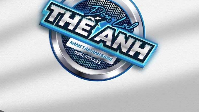 Dự &aacute;n logo Đ&egrave;n led Thế Anh