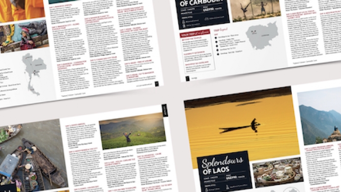 Brochure du lịch cho c&ocirc;ng ty Sen Asia
