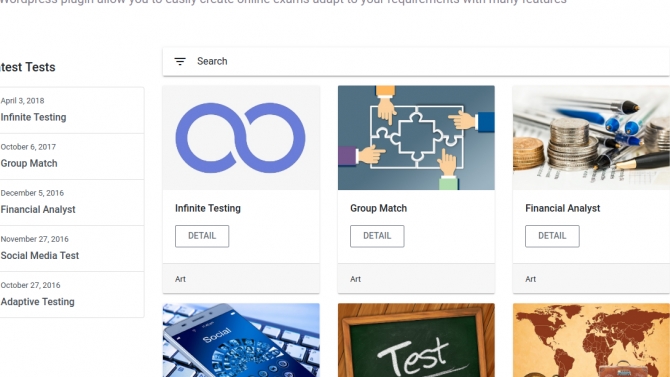 Website trắc nghiệm trực tuyến