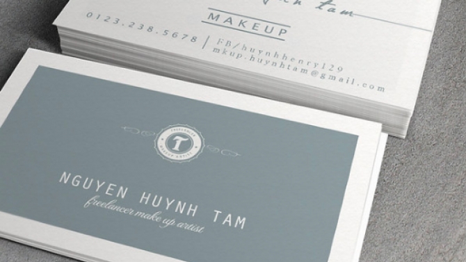 Name card anh T&acirc;m Makeup