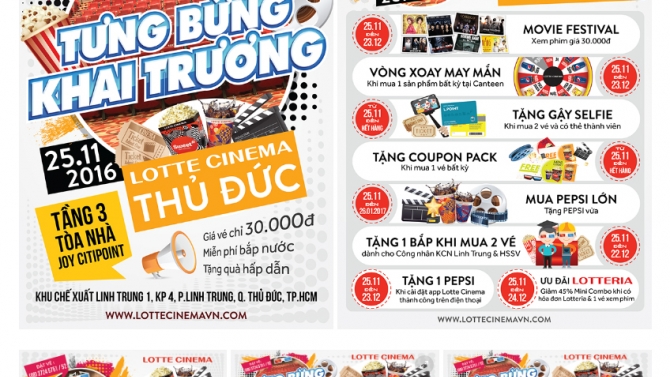 KHAI TRƯƠNG LOTTE CINEMA THỦ ĐỨC