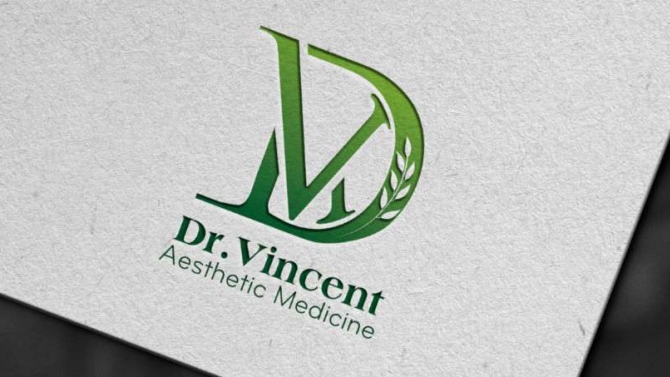 Dự &aacute;n logo Dr. Vincent