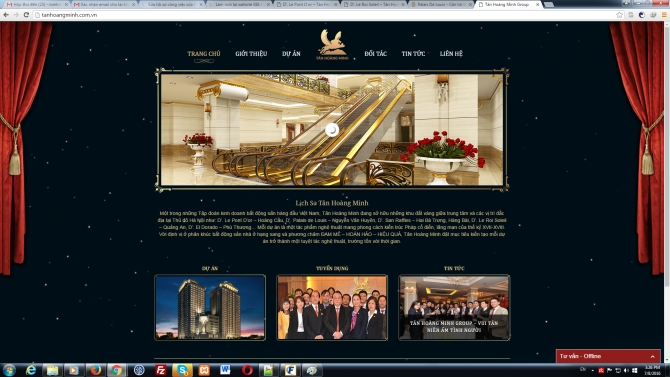 Website Tập Đo&agrave;n T&acirc;n Ho&agrave;ng Minh