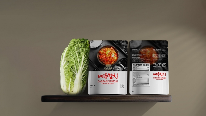 Bao b&igrave; Kimchi