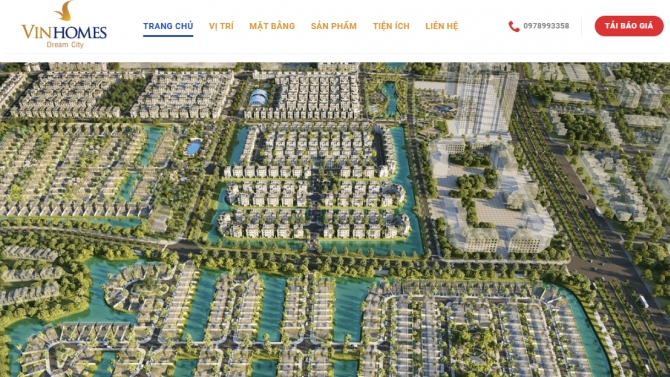 Thiết kế website Bất động sản