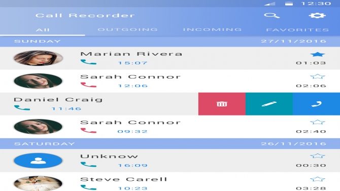 App call recorder