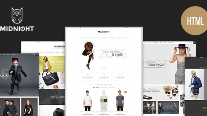 MidNight - eCommerce Fashion HTML5