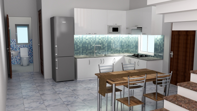 Thiết kế nh&agrave; phố 2D, 3D