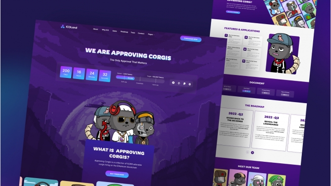 NFT Landingpage Marketplace