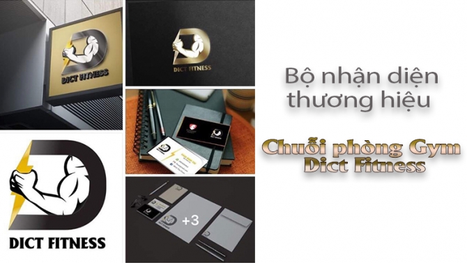 Bộ nhận diện thương hiệu DictFitness