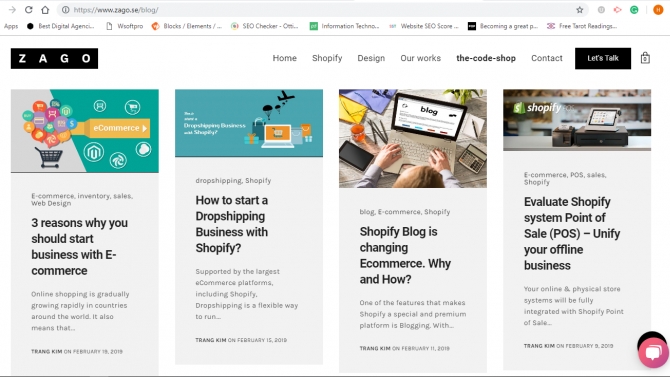 Proofreading and editing blog's articles