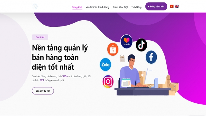 thiết kế landing page