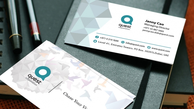 Nhận diện thương hiệu Quest - Dubai