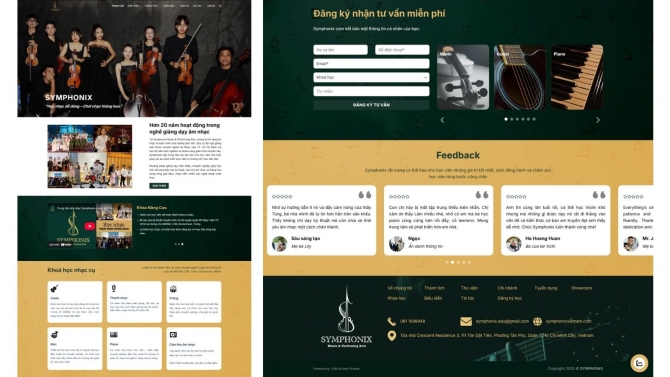 Thiết Kế Website Symphonix