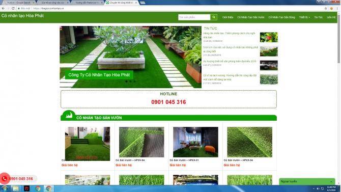 Thiết kế website H&ograve;a Ph&aacute;t