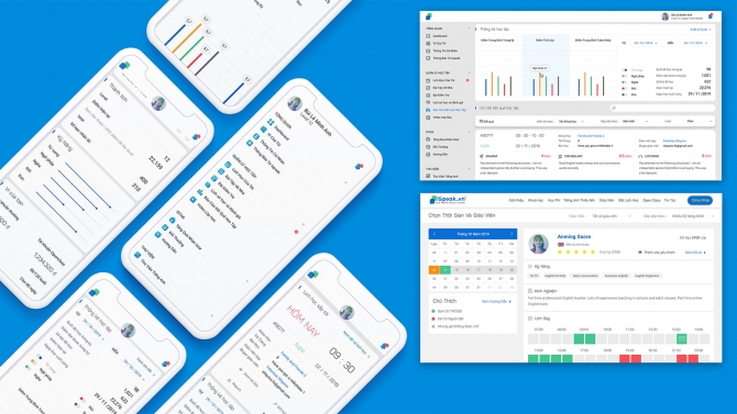ispeak UI/UX design