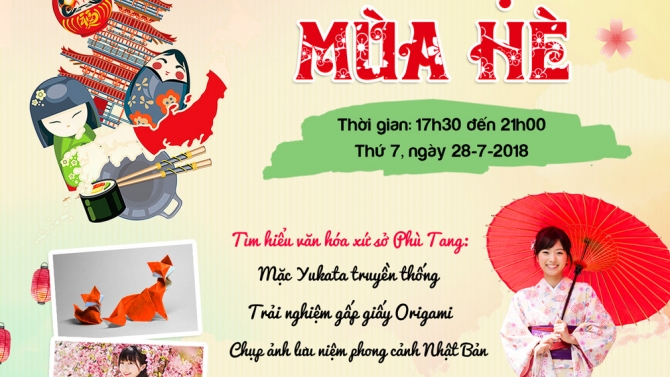 Thiết kế tờ rơi lễ hội m&ugrave;a h&egrave; Kyocera