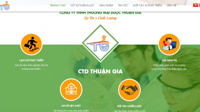 Lập tr&igrave;nh website thuangia.com.vn