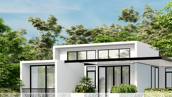 Nh&agrave; cấp 4 hiện đại