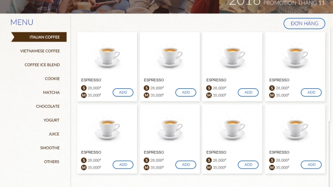 Dolphy Coffee Homepage and Ordering