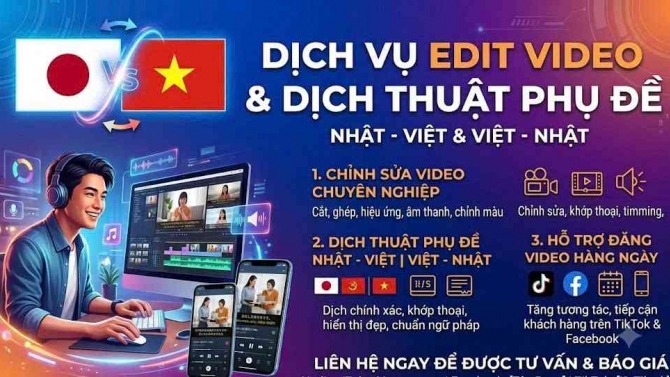 Dịch Thuật Văn Bản, Phụ Đề Video Nhật-Việt