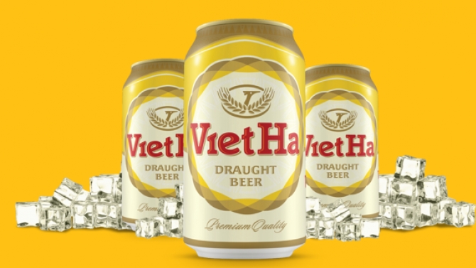 VietHa Beer packaging design