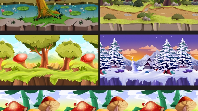 thiết kế background game