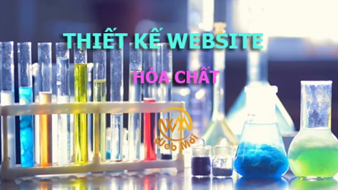 Thiết kế website h&oacute;a chất