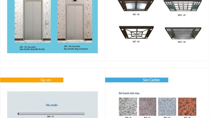 Catalogue design for Bao An Elevator company