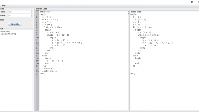 Program Slicing