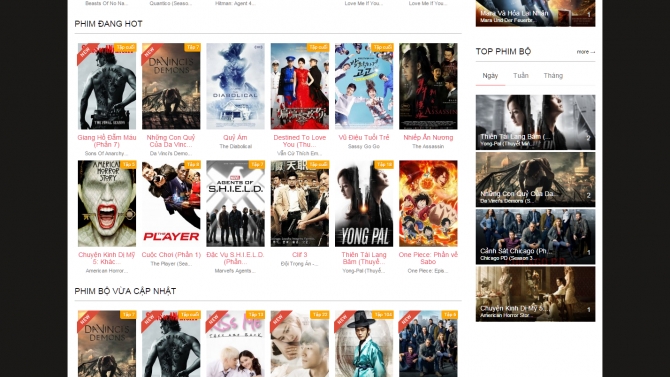 Website xem phim miễn ph&iacute;
