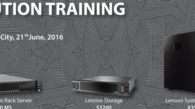 Thiết kế backdrop Lenovo