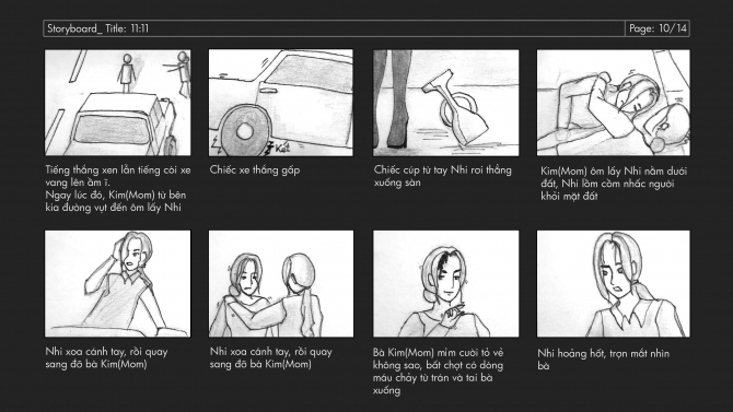 Storyboard Artist phim ngắn 11:11 của Arena Multimedia
